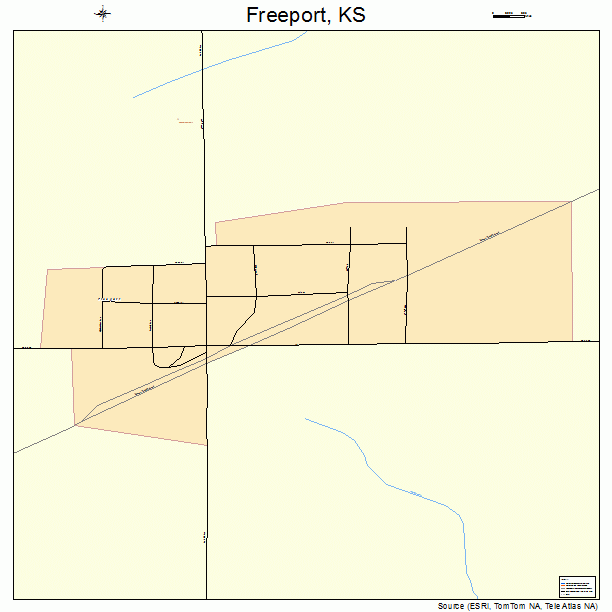 Freeport, KS street map