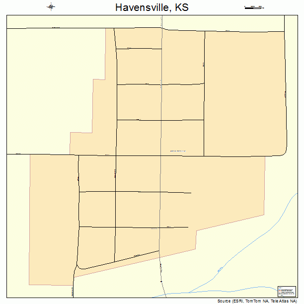 Havensville, KS street map