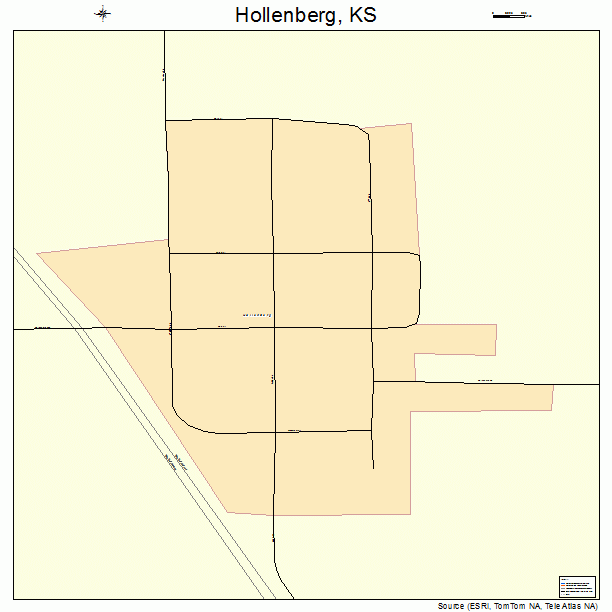 Hollenberg, KS street map