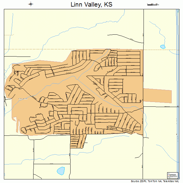 Linn Valley, KS street map