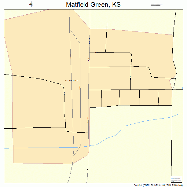 Matfield Green, KS street map