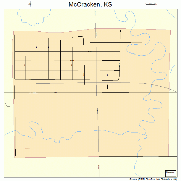 McCracken, KS street map