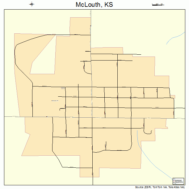 McLouth, KS street map