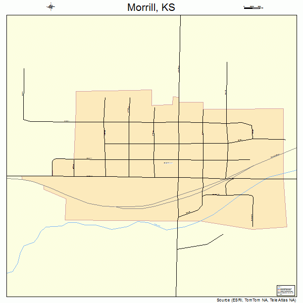 Morrill, KS street map