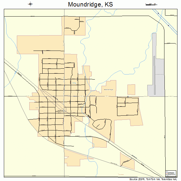 Moundridge, KS street map