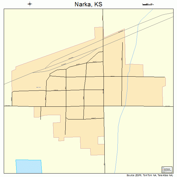 Narka, KS street map
