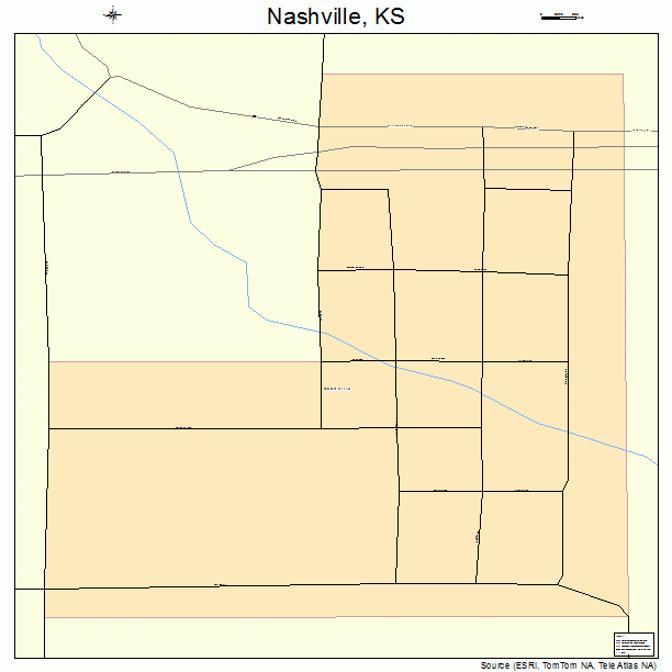 Nashville, KS street map