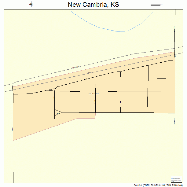New Cambria, KS street map