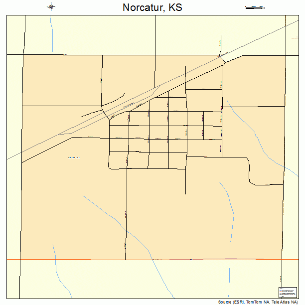 Norcatur, KS street map