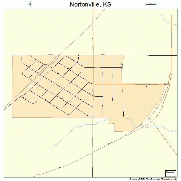 Nortonville, KS street map