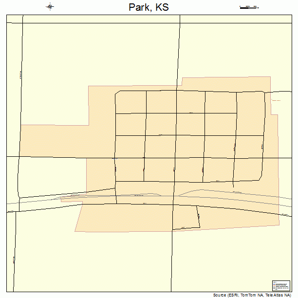 Park, KS street map