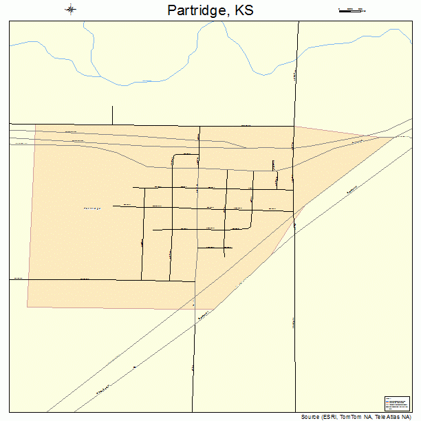 Partridge, KS street map