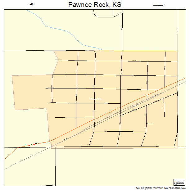 Pawnee Rock, KS street map