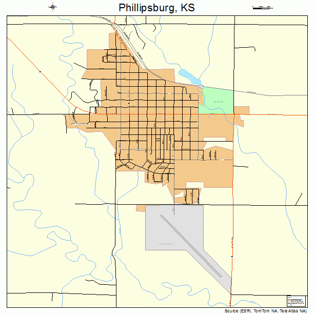 Phillipsburg, KS street map