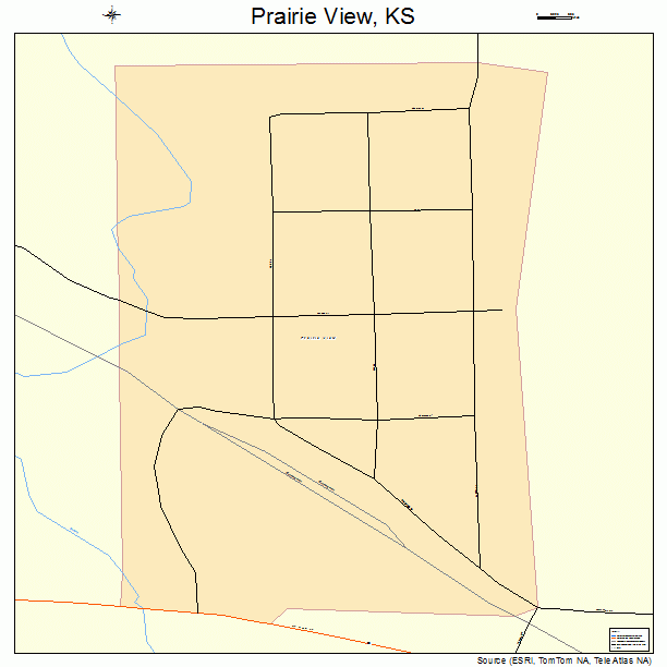 Prairie View, KS street map