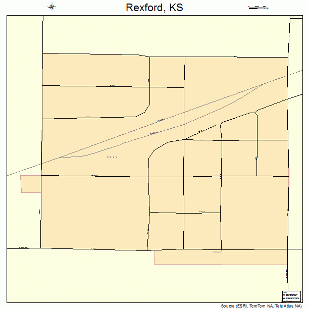 Rexford, KS street map
