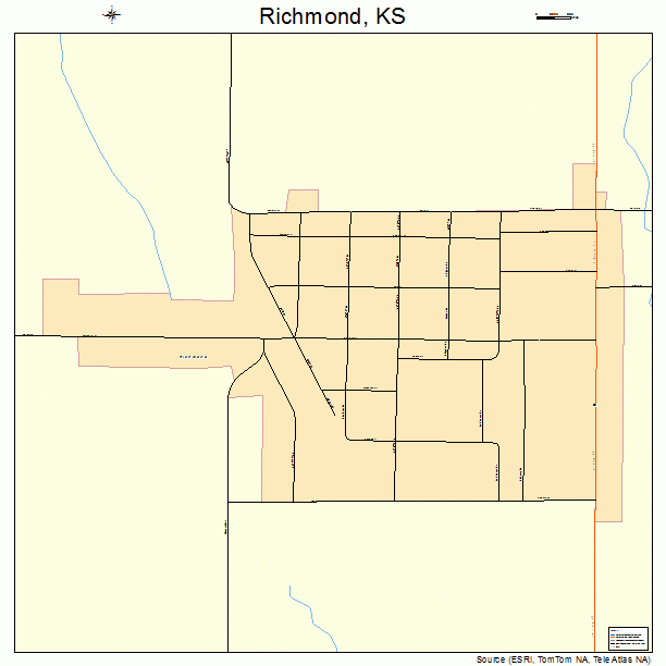 Richmond, KS street map