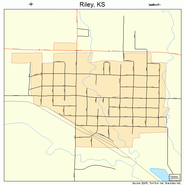 Riley, KS street map