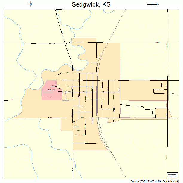 Sedgwick, KS street map