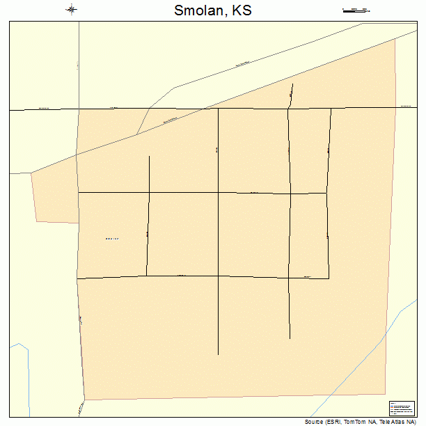 Smolan, KS street map