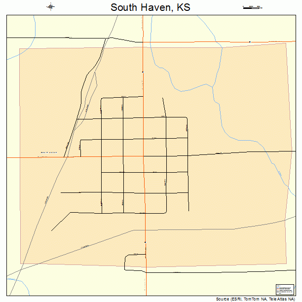 South Haven, KS street map