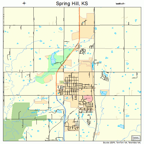 Spring Hill, KS street map