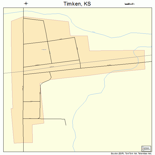 Timken, KS street map