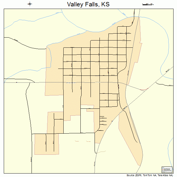 Valley Falls, KS street map