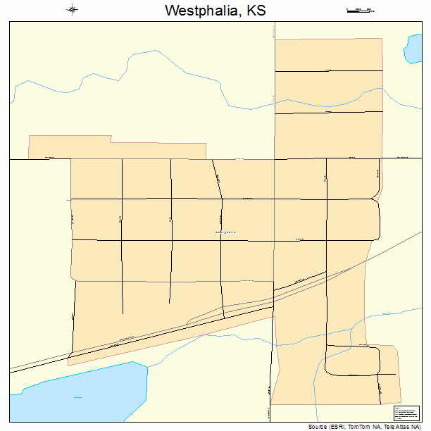 Westphalia, KS street map