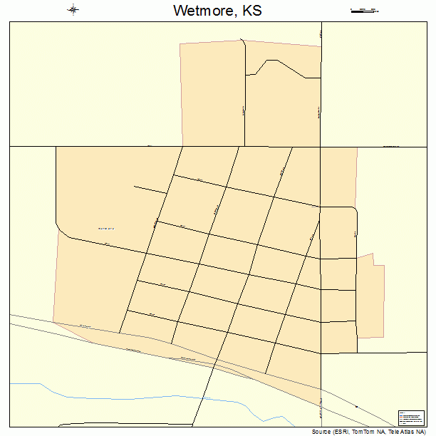 Wetmore, KS street map