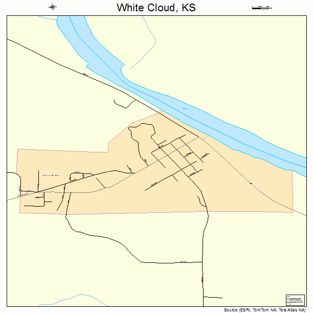 White Cloud, KS street map