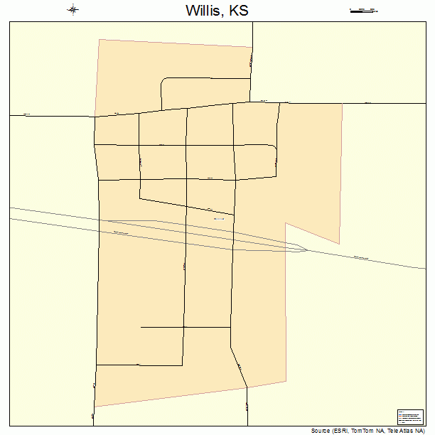 Willis, KS street map