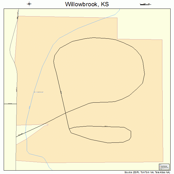 Willowbrook, KS street map