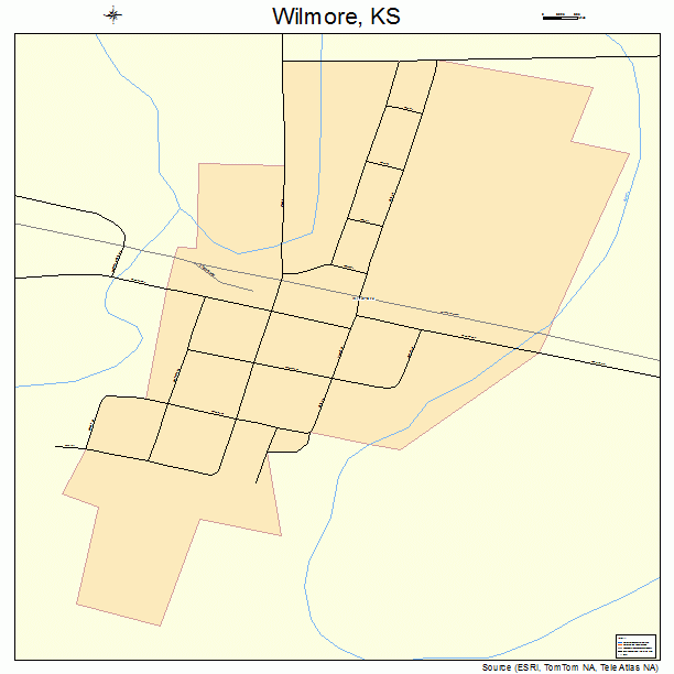 Wilmore, KS street map