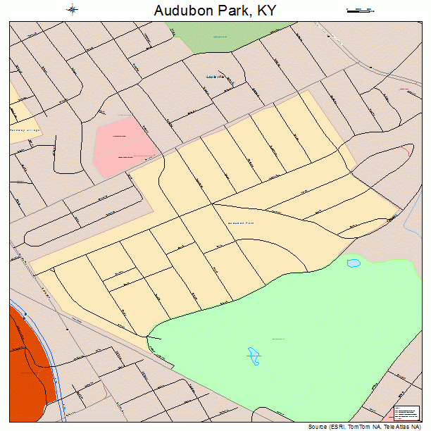 Audubon Park, KY street map