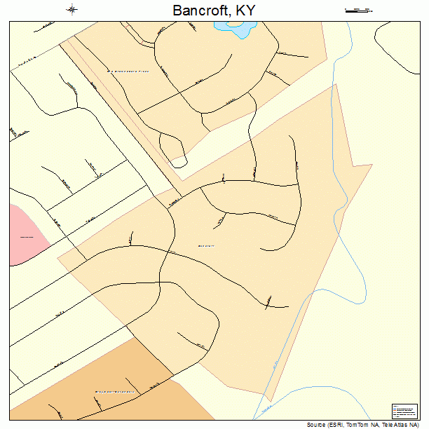 Bancroft, KY street map