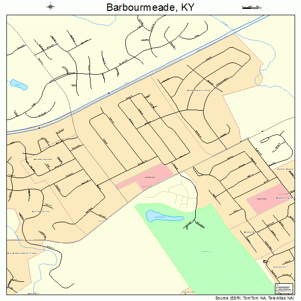 Barbourmeade, KY street map