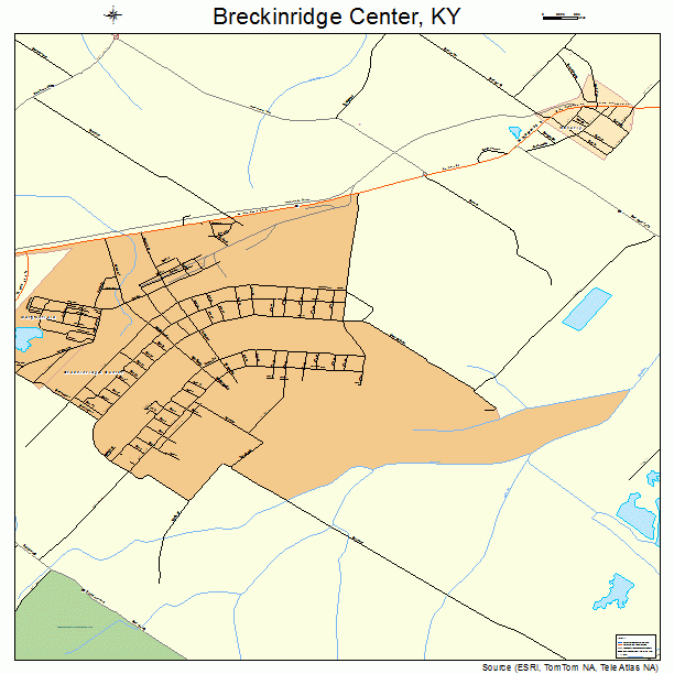 Breckinridge Center, KY street map