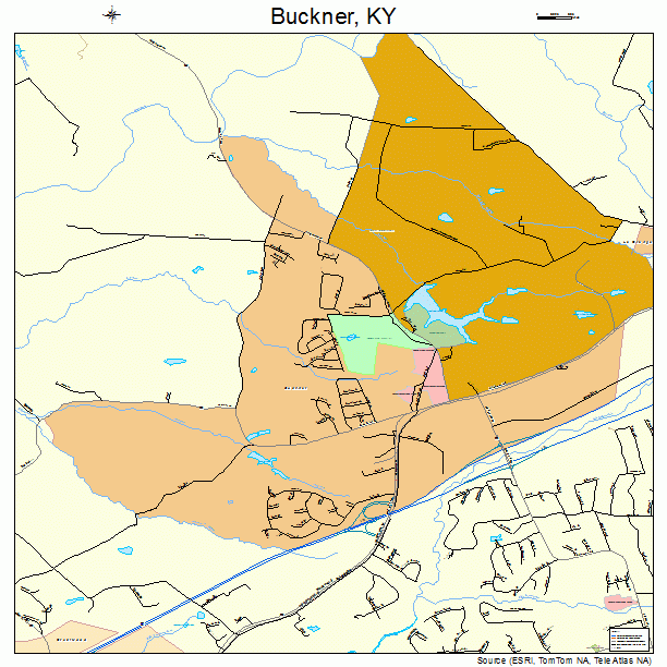 Buckner, KY street map