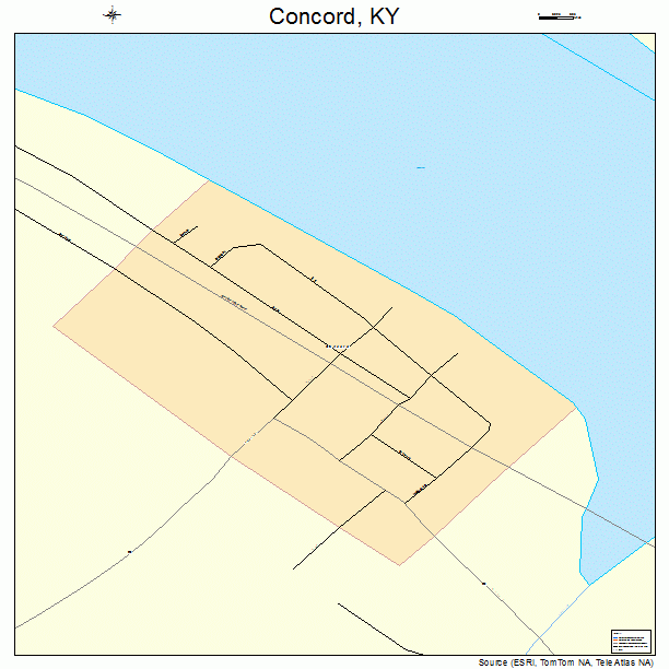 Concord, KY street map