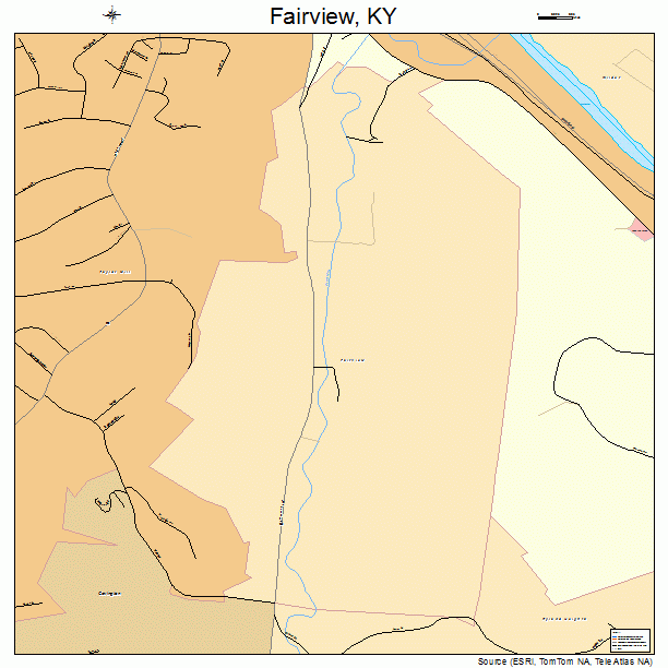 Fairview, KY street map