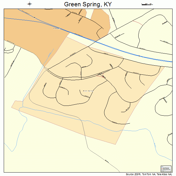Green Spring, KY street map