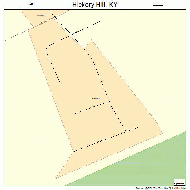 Hickory Hill, KY street map