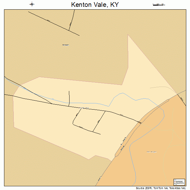 Kenton Vale, KY street map
