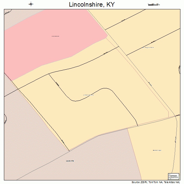 Lincolnshire, KY street map