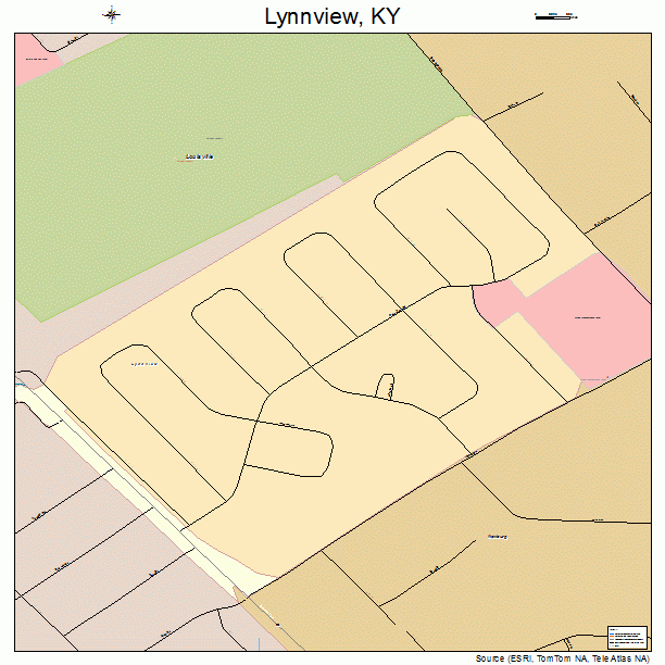 Lynnview, KY street map
