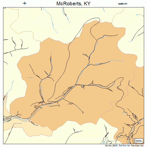 McRoberts, KY street map