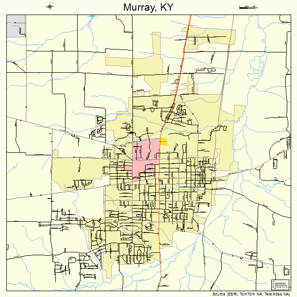 Murray, KY street map