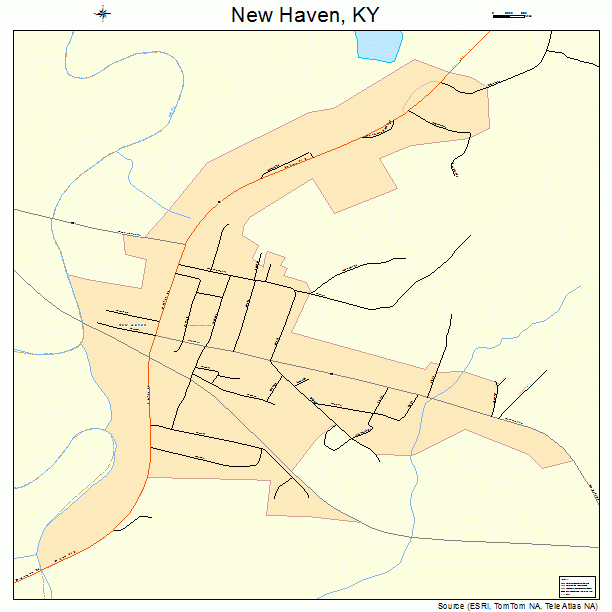 New Haven, KY street map