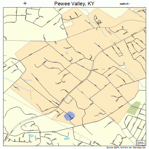 Pewee Valley, KY street map